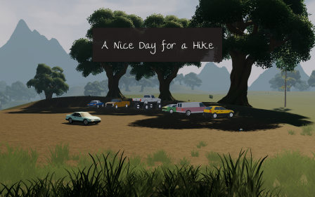 Forest walking simulator